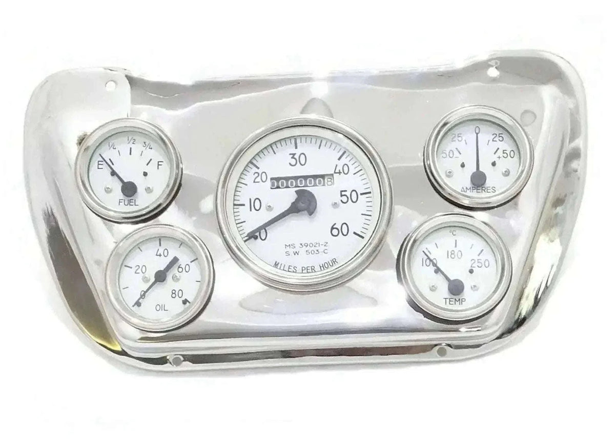 New Panel Dash Gauge Instrument Cluster for Willys Jeeps Best Spare Store