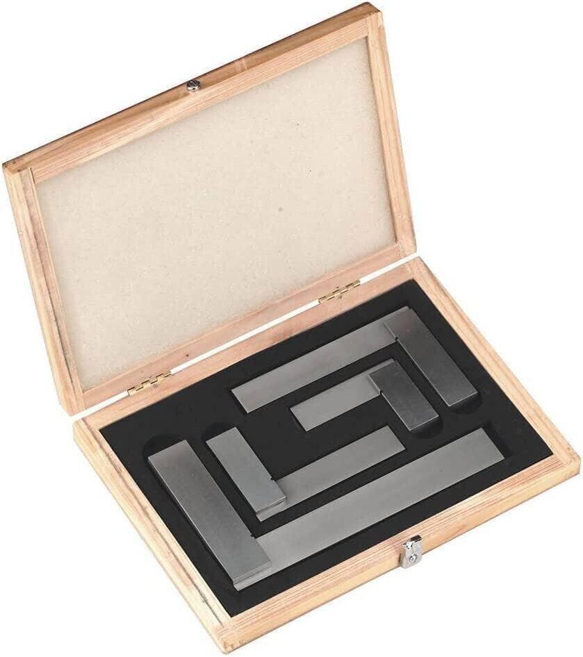 New Precision Steel Hardened Square Set - Machinist Tool 2" 3" 4" 6" Best Spare Store