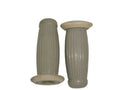 New Premium Handlebar Grip Cover Set for Lambretta S1/S2/S3 - Grey Best Spare Store