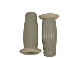 New Premium Handlebar Grip Cover Set for Lambretta S1/S2/S3 - Grey Best Spare Store