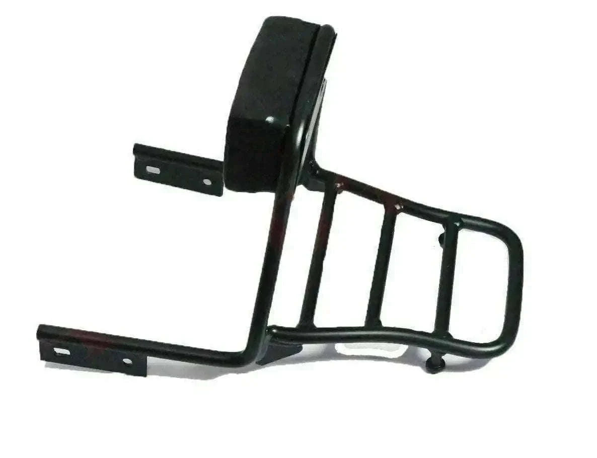 New Rear Passenger Backrest With Carrier Black Fits Royal Enfield Bullet Classic Best Spare Store