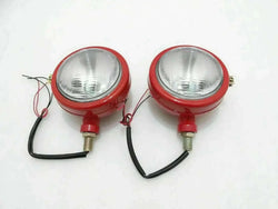 New Red Headlight with Parking Bulb Slot for Massey Ferguson Tractor Best Spare Store
