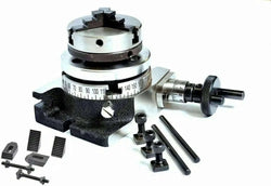 New Rotary Table 3 / 80mm with 65mm Mini Scroll Chuck M6 Clamping Kit Set Best Spare Store