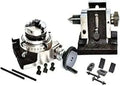 New Rotary Table 4/100mm With 65mm Lathe Chuck, Tailstock M6 Clamping Kit Set Best Spare Store