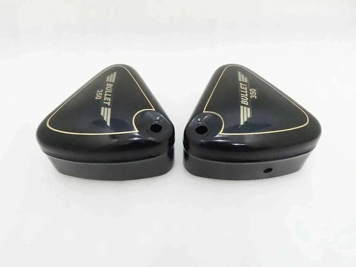 New ROYAL ENFIELD BLACK PAINTED CURVED LID TOOL BOXES WITH STICKER Best Spare Store