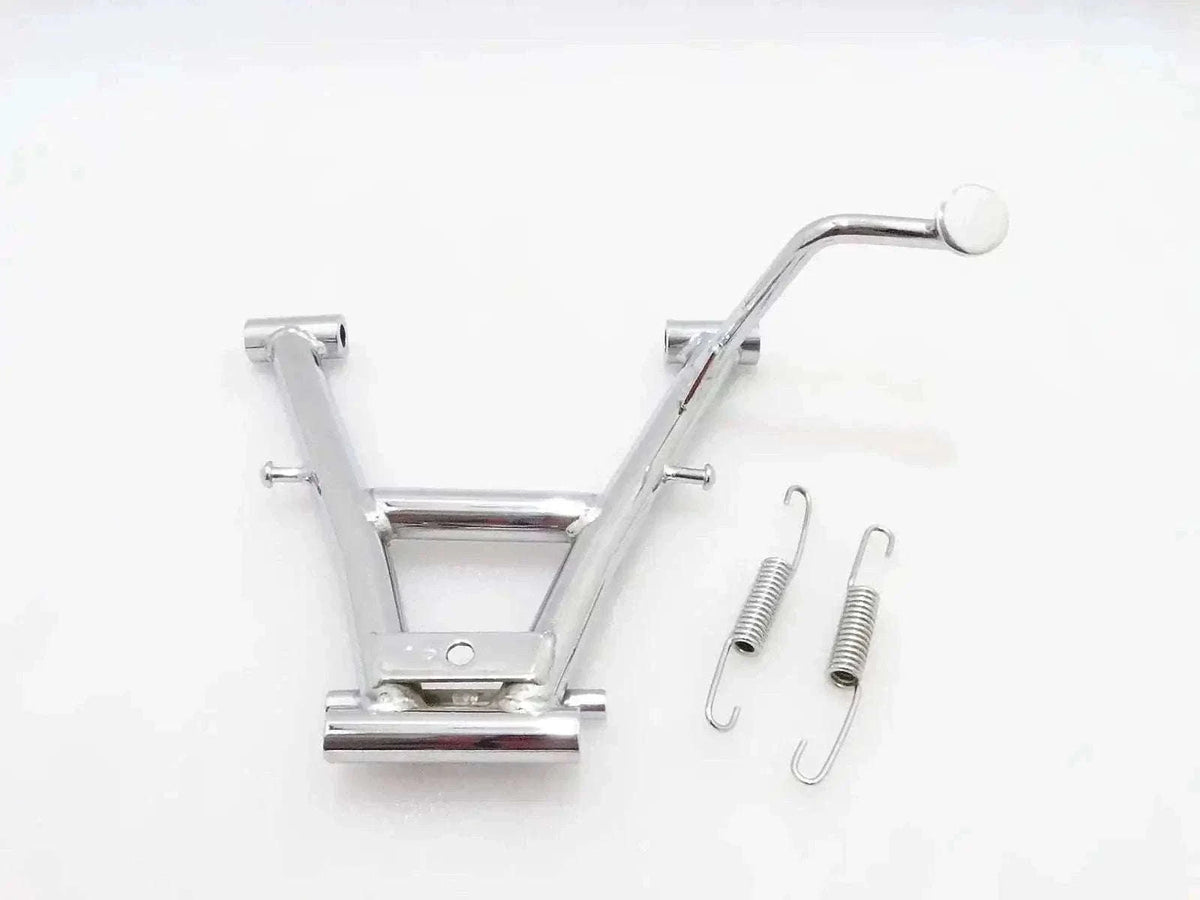 New ROYAL ENFIELD CHROME CENTRE STAND WITH SPRING Best Spare Store