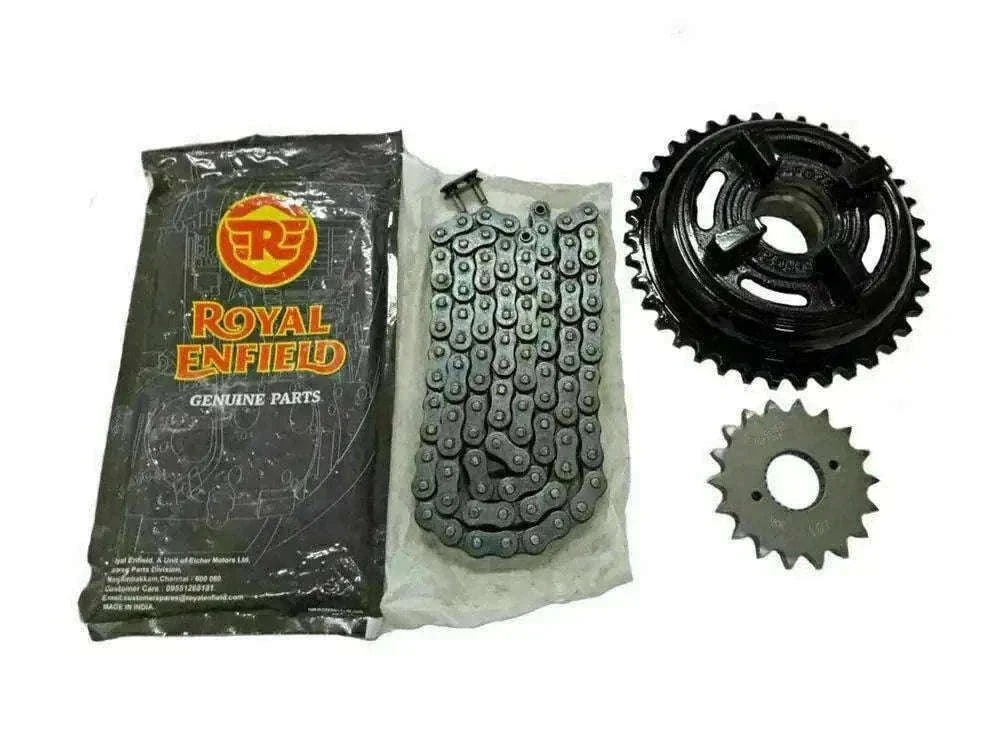 New Royal Enfield Classic 350/500cc Complete Chain Sprocket Assembly #597462 Best Spare Store
