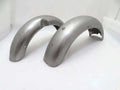 New ROYAL ENFIELD CLASSIC C5 500cc RAW STEEL MUDGUARD SET Best Spare Store