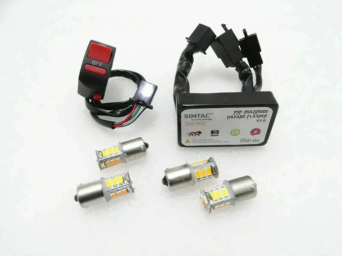 New Royal Enfield Classic Uce Simtac Pnp Hazard Flasher 12v With Bulbs Best Spare Store