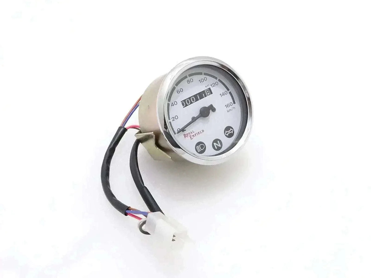 New ROYAL ENFIELD WHITE SPEEDOMETER Best Spare Store