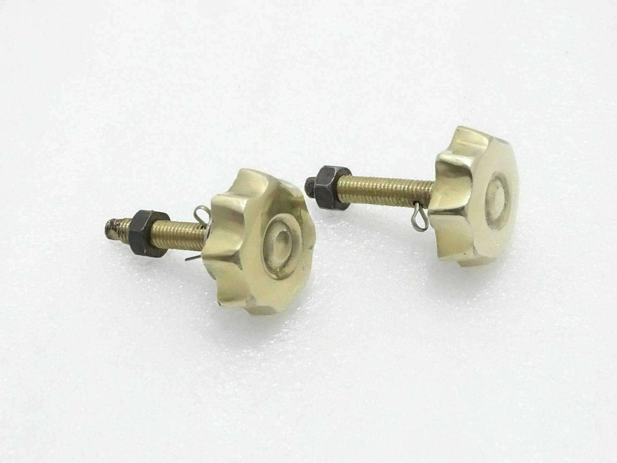 New Side Tool Box Flower Screws Nuts Washer Pair Fits Royal Enfield Early Best Spare Store