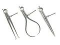 New Spring Divider Calipers Set 3pcs 6" 150mm, Internal & External Free Ship Best Spare Store