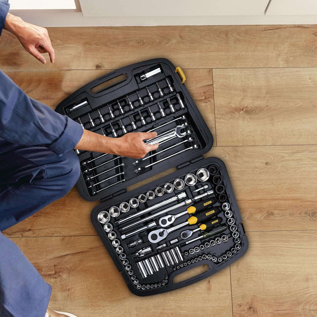 New STANLEY 91-931 120-Piece Master Tool Set with Compact Case Best Spare Store