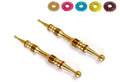 New Sujok Acupressure Brass Jimmys with 5 Rings - 2 pcs Best Spare Store