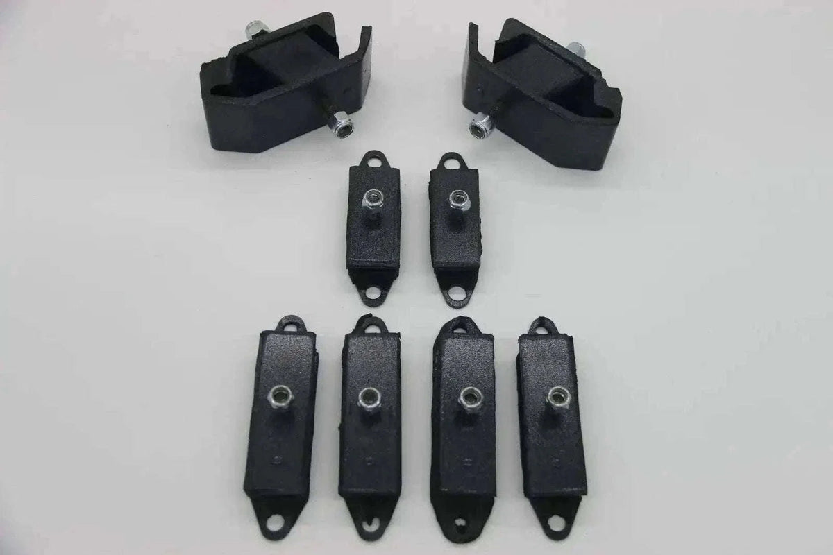 New Suzuki LJ 80 Mounting Front Rear and Transfer Case Set (8 Pieces) Best Spare Store