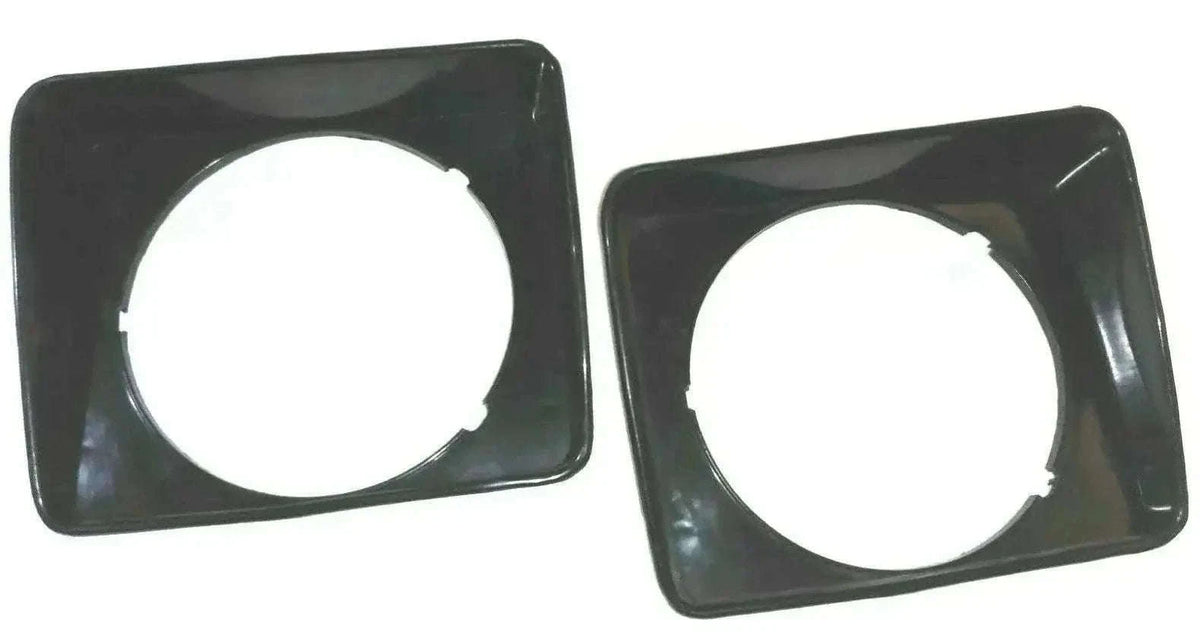 New Suzuki Samurai Jimny Sj410 Headlamp Bezel Set - Black Plastic Best Spare Store