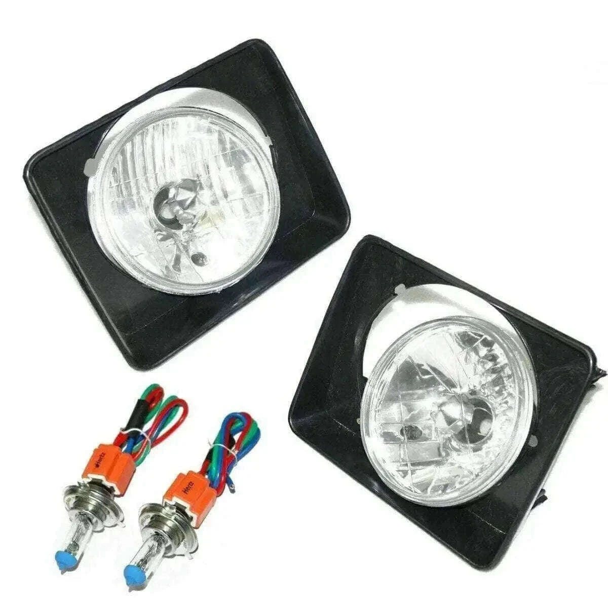 New Suzuki Samurai SJ410 Jimny Headlight Bezel Set with 7" Headlamp Best Spare Store