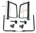 New Suzuki Samurai SJ410/SJ413 Chrome Side Mirrors Set Best Spare Store