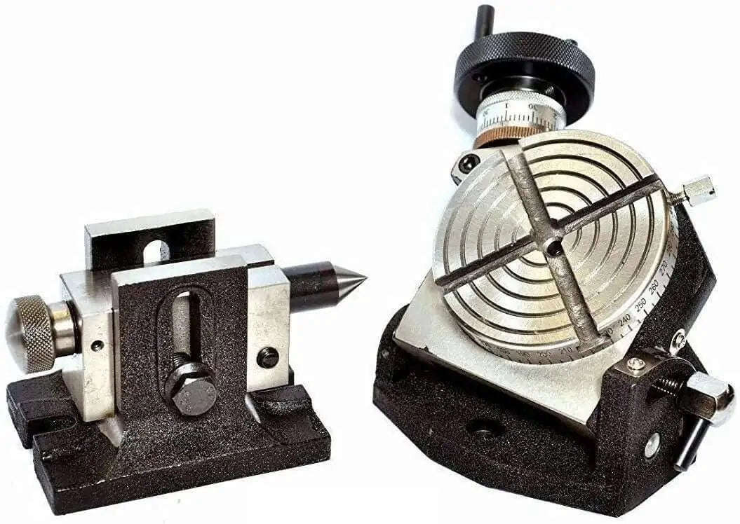 New Tilting Rotary Table 4/100 mm with Single Bolt Tailstock Best Spare Store