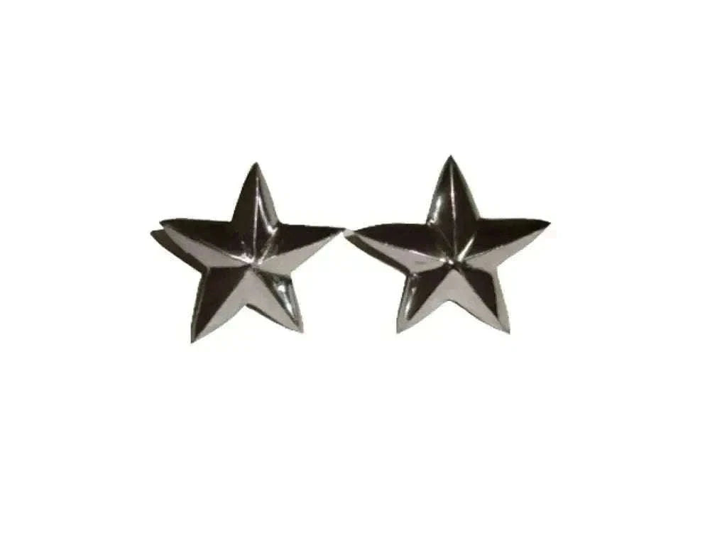 New Total 20 Pcs Pack of Chrome Star Decal For any Motorcycle & Car Best Spare Store