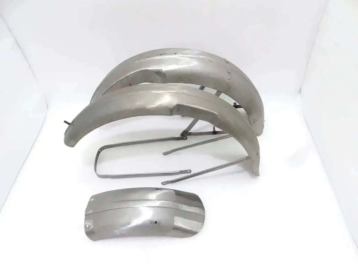 New TRIUMPH 5T T100 SPEED TWIN FRONT & REAR WITH STAYS MUDGUARD 1938-47 Best Spare Store