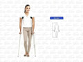 New Tynor Axillary Crutch - Universal Size, CE & WHO Certified Best Spare Store