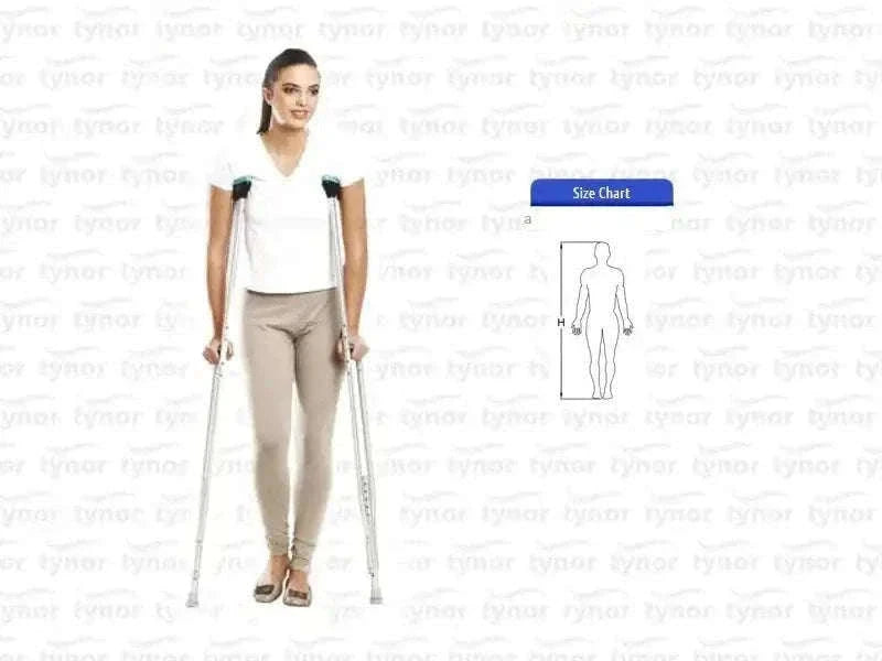 New Tynor Axillary Crutch - Universal Size, CE & WHO Certified Best Spare Store
