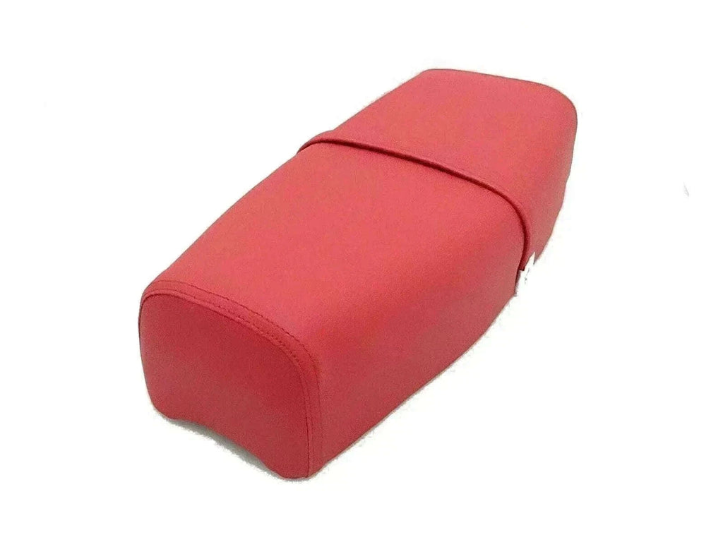 New Vespa PE PX LML T5 Star Single Seat Saddle Red + Back Lock Best Spare Store