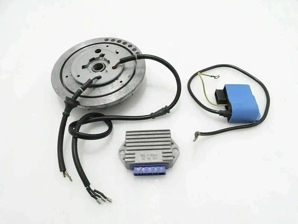 New Vespa Pk 125 Flywheel Cone 12v Electronic Ignition Set Stator Best Spare Store
