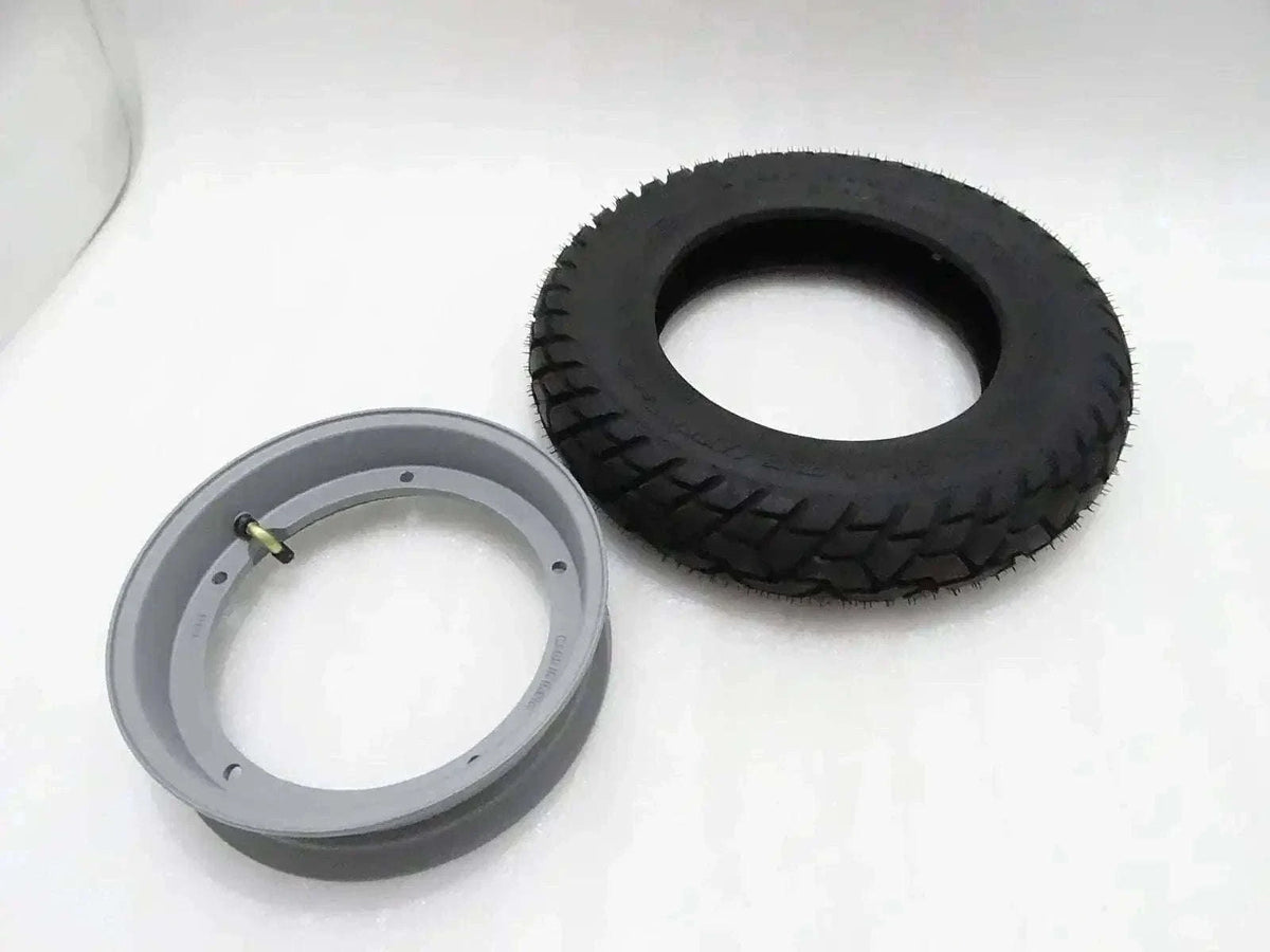 New VESPA SCOOTER TUBELESS TYRE (90/100-10) WITH RIM Best Spare Store