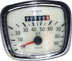 New Vespa Speedometer for Vna/Vnb - 90M Km/Hr Red Pointe Best Spare Store