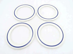 New Vespa White Wall Tyres 3.50X8 - 4-Pack Blue Lined Best Spare Store