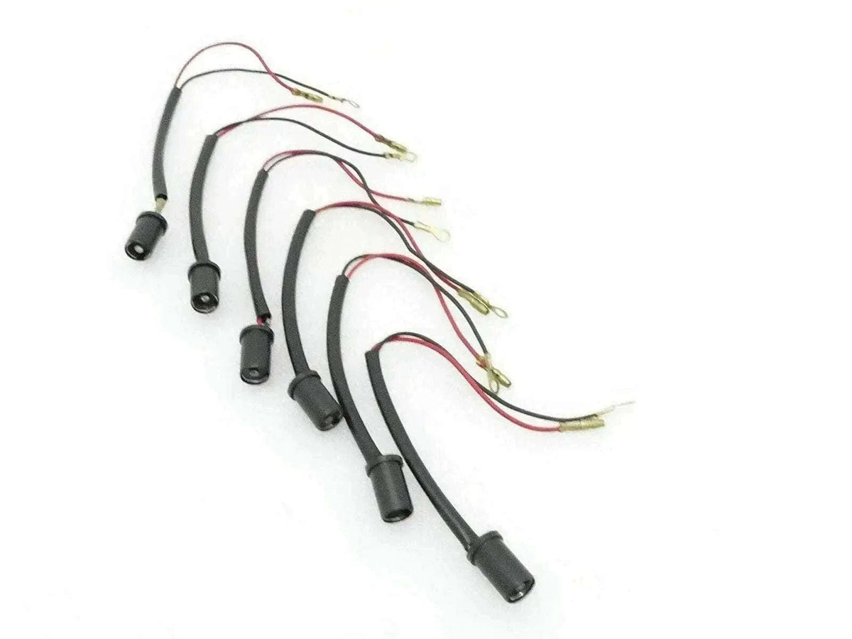 New Willys Jeep 6 Pcs Meter Light Bulb Holder Socket & Wire Best Spare Store