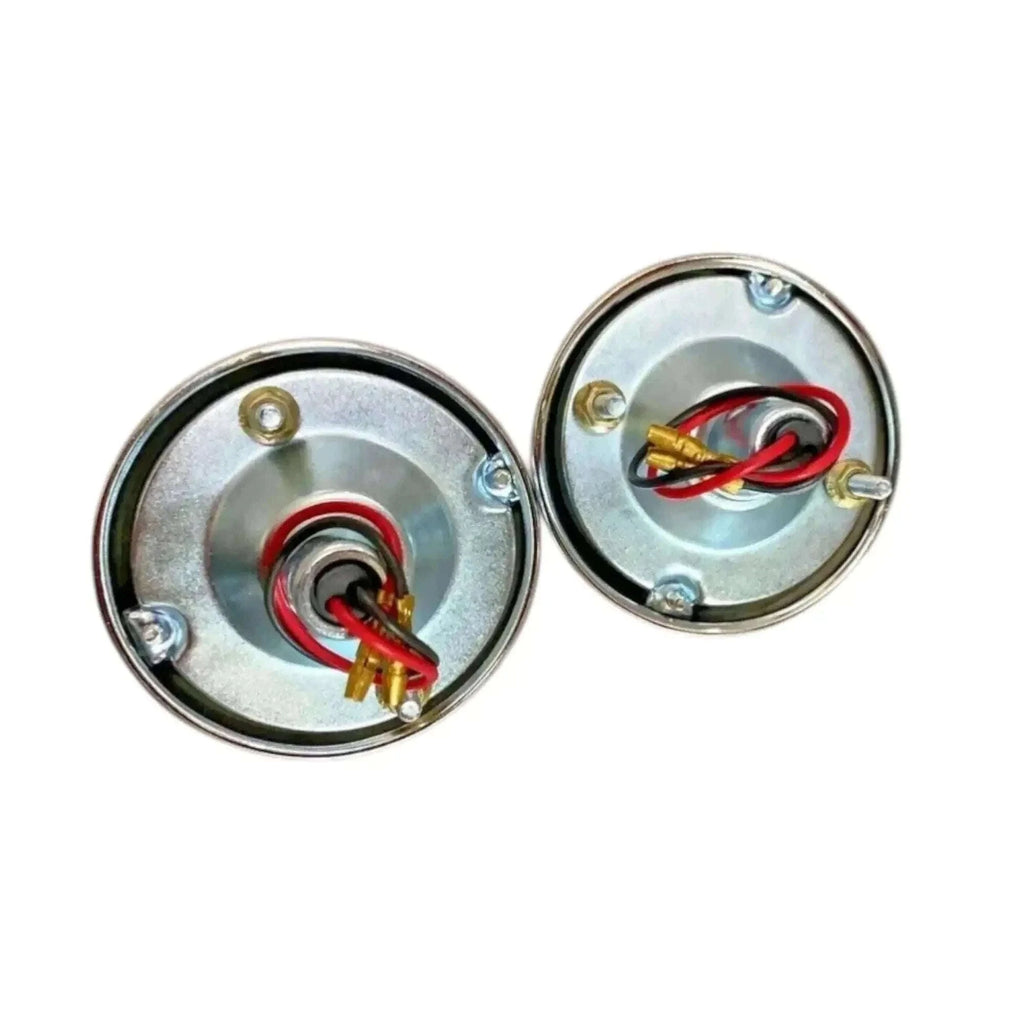 New Willys / Jeep Parking Turn Signal Indicator Light - Clear Glass Chrome Best Spare Store