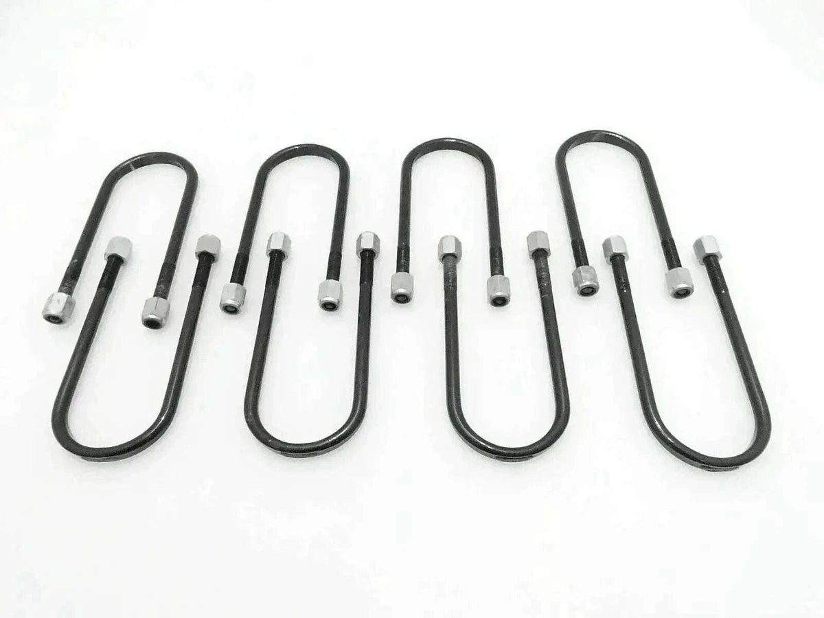 New WILLYS JEEP SUSPENSION LEAF SPRING CROWN U BOLT CLIP SET OF 8 Best Spare Store