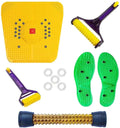 New Yoko Multicolor Acupressure Kit Mat & Foot Roller Best Spare Store