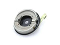 Royal Enfield 6 inch rear brake assembly, durable metal, designed for reliable braking performance on motorcycles
