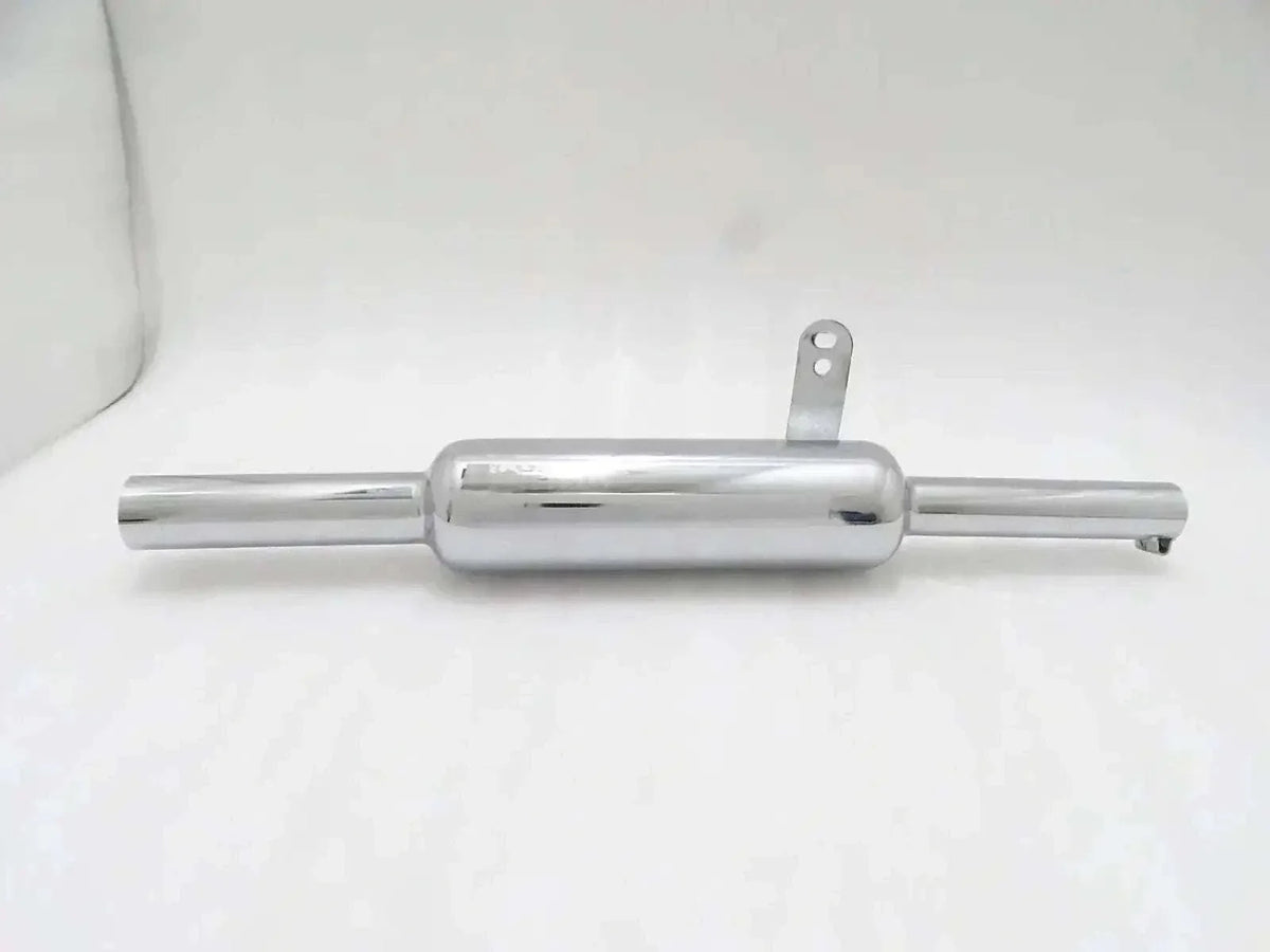 ROYAL ENFIELD 350cc UCE MODEL CHROME SILENCER WITH BAFFLE - bestsparestore