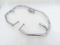 ROYAL ENFIELD CHROMED FRONT LEG GUARD CRASH BAR DIAMOND CUT - bestsparestore