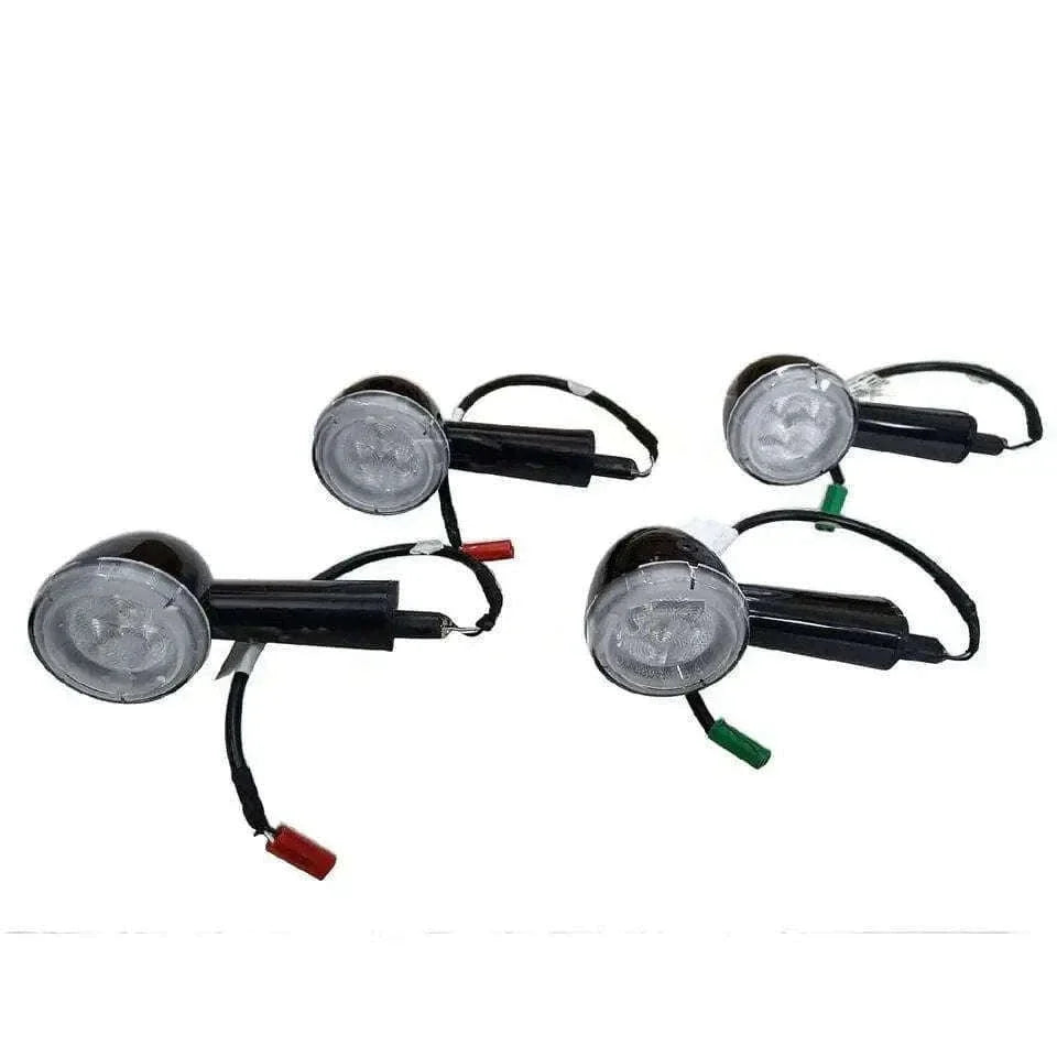 Royal Enfield "Front & Rear LED Indicator Trafficator Kit Black" For Meteor 350 - bestsparestore