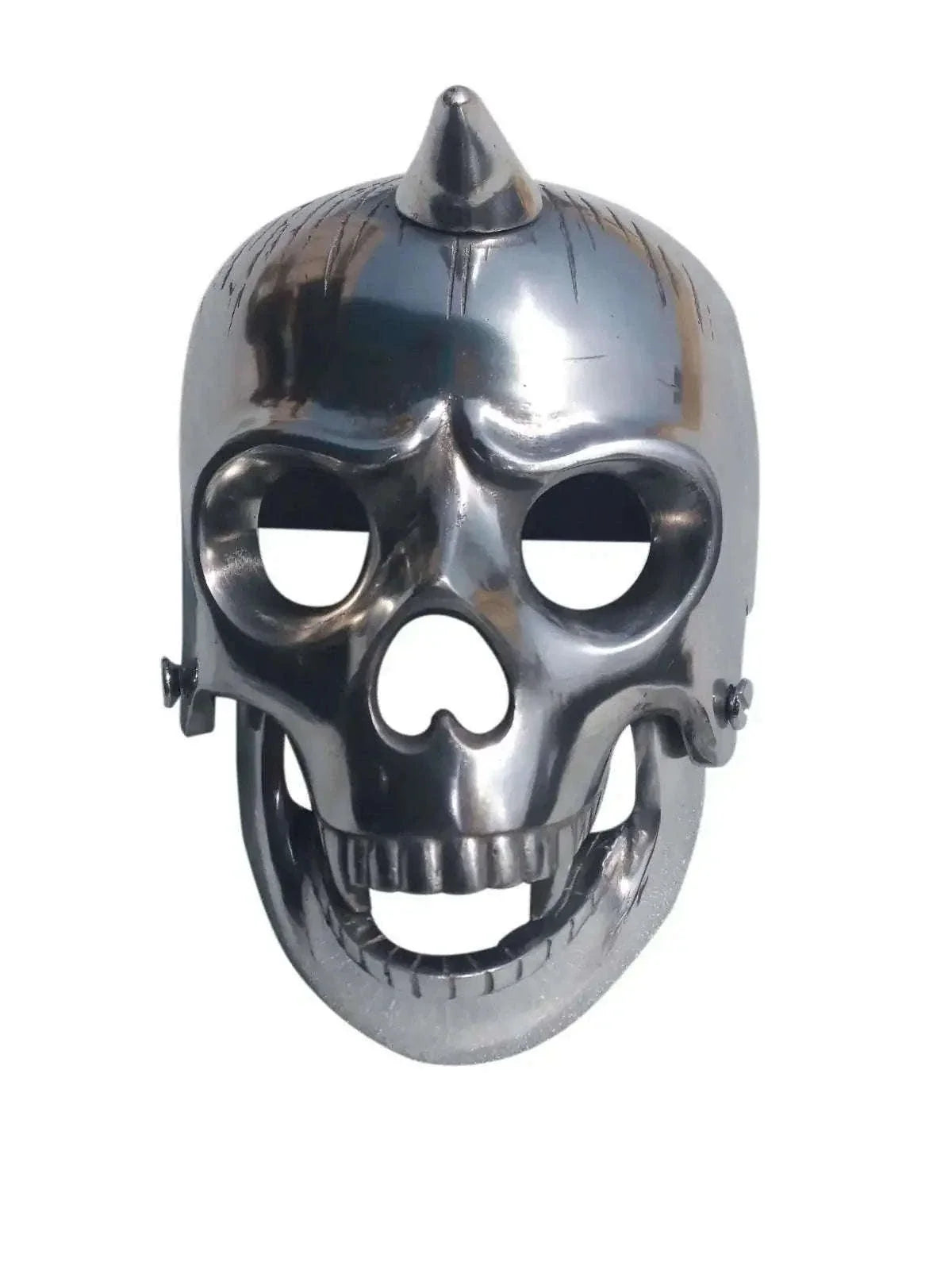 Skull Single Horn With Headlight Case For /matchless Bikes - bestsparestore