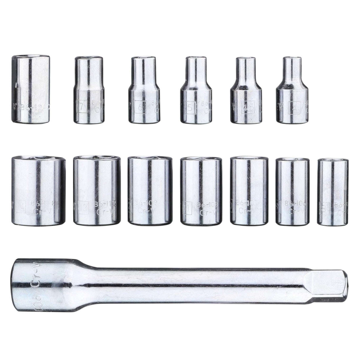 STANLEY STMT82672-0 1/4" 37-PIECE Chrome Compact Socket Set bestsparestore