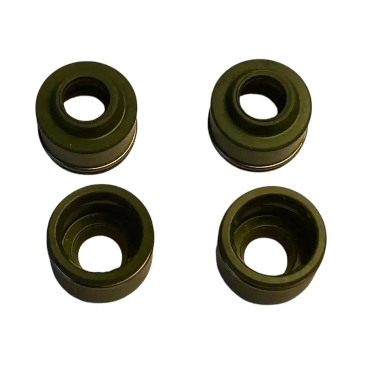 Set of four stem valve oil seals for 390 ktm duke, durable rubber material for optimum engine performance