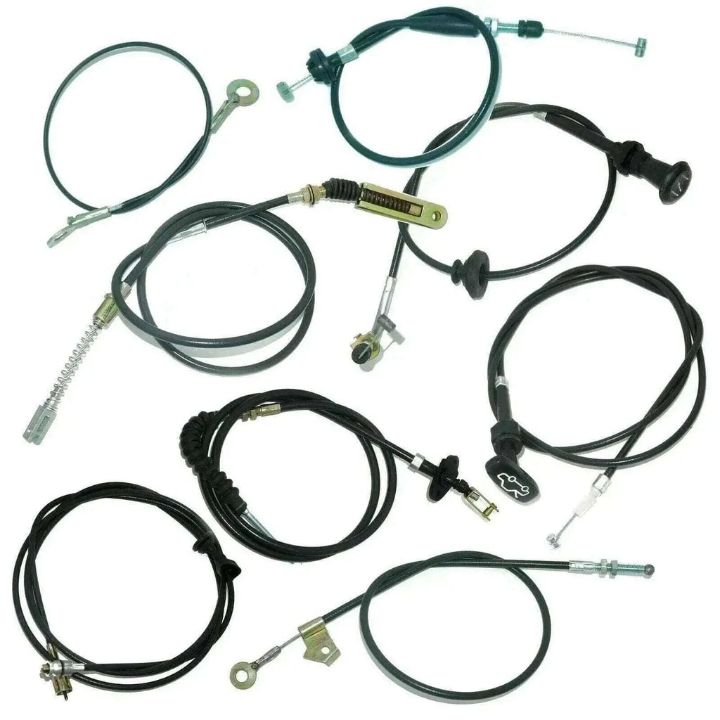 Suzuki Samurai SJ410 Gypsy Complete Cable Kit Set of 8 Units