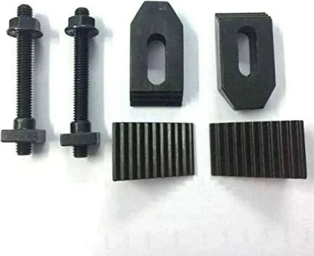Tilting Rotary Table 4/100mm with 50mm Mini Scroll Chuck M6 Clamping Kit Set - bestsparestore