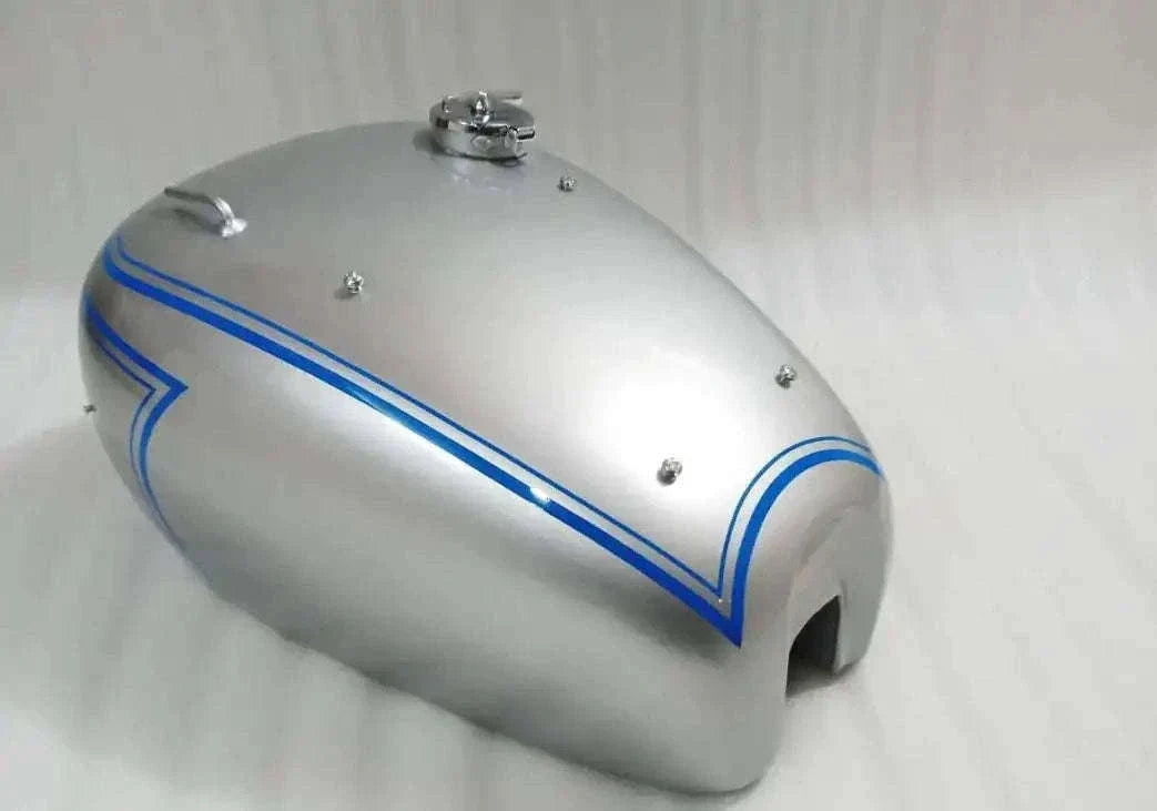 TRIUMPH 5T Speed Twin Silver Painted Alloy Petrol Tank(Modified) with Cap - bestsparestore