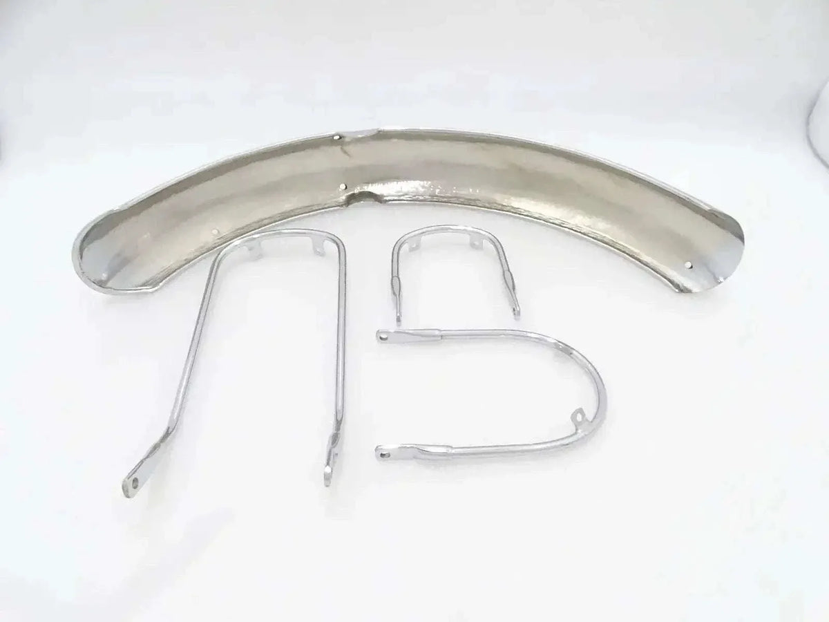 TRIUMPH T-140 BONNEVILLE FRONT CHROME MUDGUARD WITH STAYS - bestsparestore