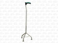 Tynor walking stick tripod with three-leg base and adjustable center pole
