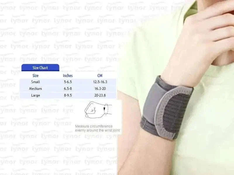 Tynor Large Wrist Brace with Double Lock - bestsparestore