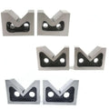 Vee Block Set 2 Pcs All Sizes 2 3 4 Inch Without Clamp Steel Cast Iron Pair - bestsparestore